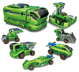 New OWI Educational RobotiKits™: 7 in 1 Rechargeable Solar Transformers