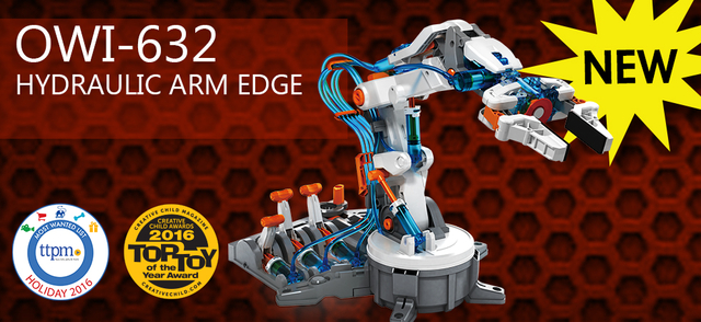 OWI-632 Hydraulic Arm Edge on 2016 TTPM Most Wanted Toy List