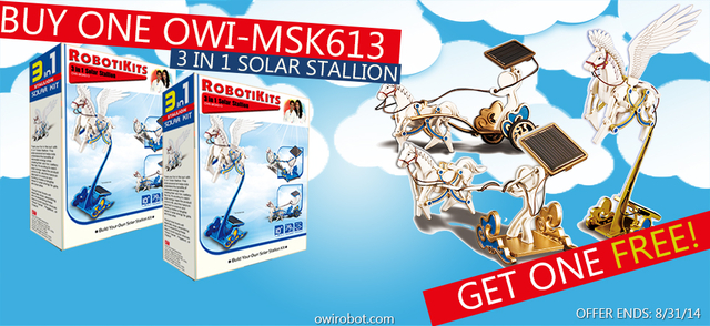 August Deal: OWI-MSK613 Buy One Get One Free