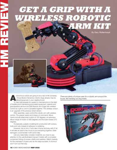 Hobby Merchandiser Magazine Review by Gary Wollenhaupt