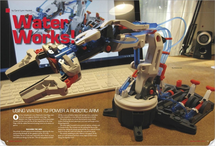OWI featured in ROBOT Magazine's March/April issue