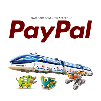 We are now accepting PayPal payments
