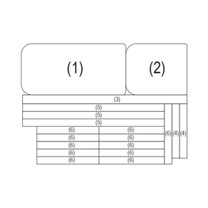 03-84400P3 Self-Adhesive Foam