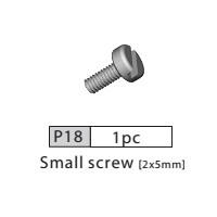 18-3510P18 P18 Small Screw- 2x5mm