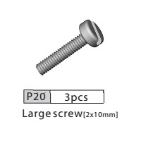 20-3510P20 P20 Large Screw- 2x10mm