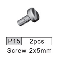 15-3530P15 P15 Screw- 2x5mm
