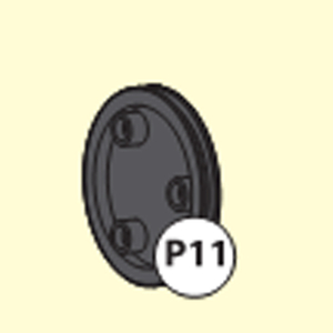 11-3910200P11 Plastic Part Gray 7
