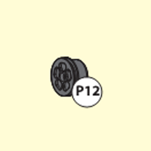 12-3910200P12 Plastic Part Gray 8