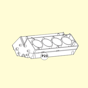 23-3910200P23 Plastic Part Clear 3