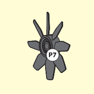 07-3910200P7 Plastic Part Gray 3