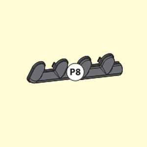 08-3910200P8 Plastic Part Gray 4