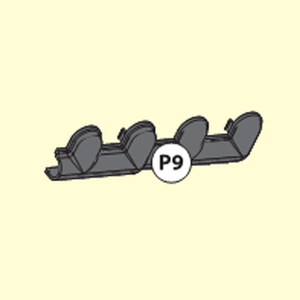 09-3910200P9 Plastic Part Gray 5
