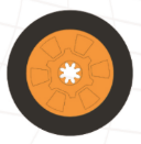 12- 400400P12 Trike Front-wheel (same as Super Snake wheels)