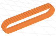 08- 400400P8 Tank Track (same as All-Terrain Tracks)