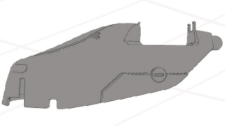 09- 400400P9 Trike Main Body