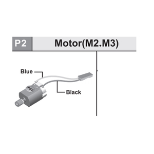 02-535V2P2 Motor (M2.M3) (Blu/Blk)