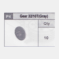 04-5350P4 Gear 32/10T (Gray)