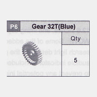 06-5350P6 Gear 32T (Blue)