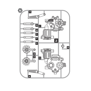 24-535V2PP3 Plastic Part N