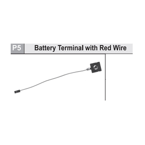 32-53700WCBP5 Battery terminal with red wire