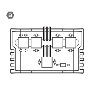 35-53700WCBPP8 Plastic Part B (wireless control box)