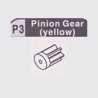 03-610003 (P3) PINION GEAR (YELLOW)
