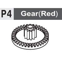 04-6130P4 GEAR (RED)