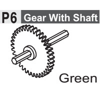 06-6130P6 GEAR WITH SHAFT