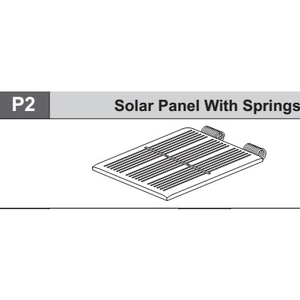02-61800P2 Solar Panel With Springs