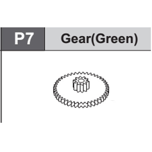 07-61800P7 Gear (Green)