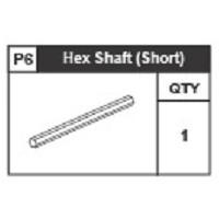 06-6310P6 Hex Shaft (Short)
