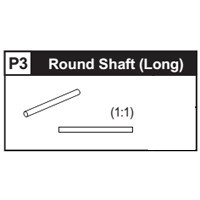03-63300P3 Round Shaft (Long)