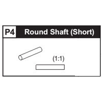 04-63300P4 Round Shaft (Short)
