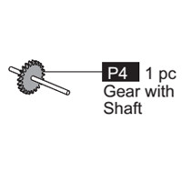 04-64100P4  Gear with shaft