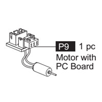 09- 64100P9  Motor with PC Board