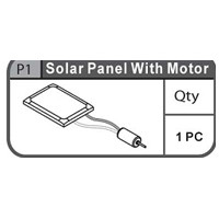 01-66900P1  SOLAR PANEL WITH MOTOR