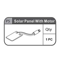 05- 67000P5 Solar Panel With Motor