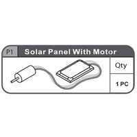 01- 67100P1  SOLAR PANEL With MOTOR