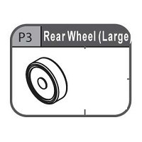 03- 67100P3 REAR WHEEL (LARGE)