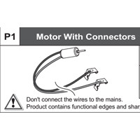 01-75400P1  Motor With Connector