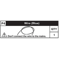 04-89100P4  Wire (Blue)