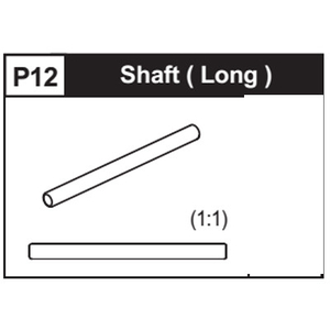 12-89300P12 Shaft (Long)
