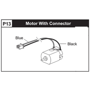 13-89300P13 Motor With Connector (BLU/BLK)