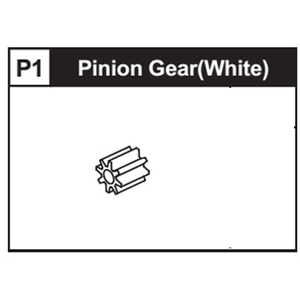 01-89300P1 PinionGear (White)