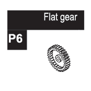 06-96200P6 Flat Gear