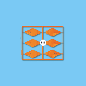 17-3652400P17 Orange Plastic Part 1