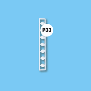 33-3652400P33 White Plastic Part 8