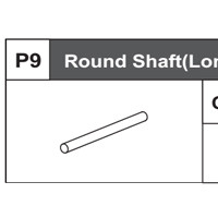 09-68200P9 Round Shaft (Long)