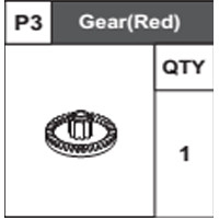03-68300P3 Gear (Red)
