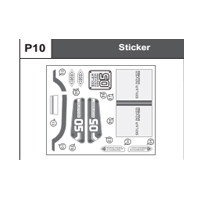 10-68400P10 Sticker